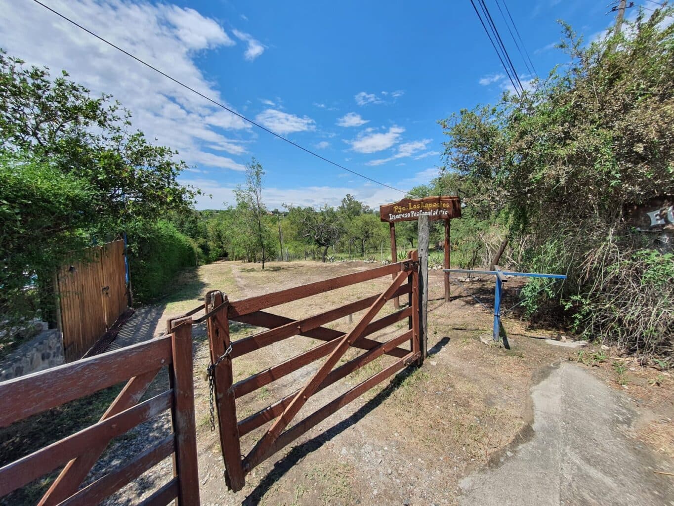 La Bolsa, Av. Los Aromos, Se vende hermoso lote de 1000 con bajada privada al Rio Anisacate
